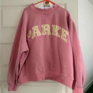 PARKE Pink Mockneck